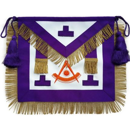 Masonic apron, Masonic hand emb apron, masonic regalia, freemason regalia, freemason aprons,